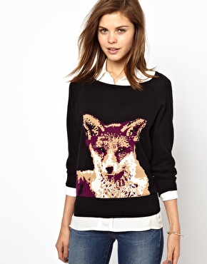 French Connection Fox Knitted Jumper £65
